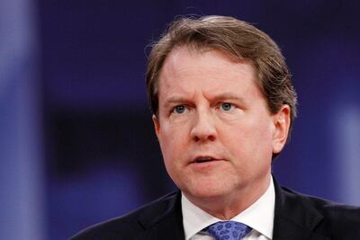 White House counsel Don McGahn. AP, file