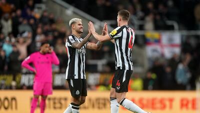 Botman (on for Burn, 84'): N/A, Ritchie (on for Livramento, 84'): N/A, Hall (on for Gordon, 84'): N/A. PA