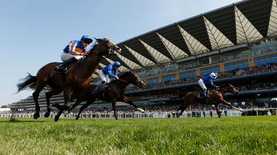 James Doyle on Barney Roy before winning the St James's Palace Stakes at Royal Ascot. Matthew Childs / Reuters