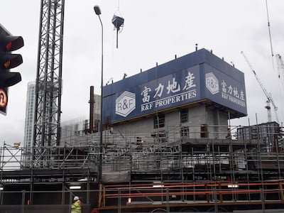 R and F properties at One Nine Elms in London. Alamy