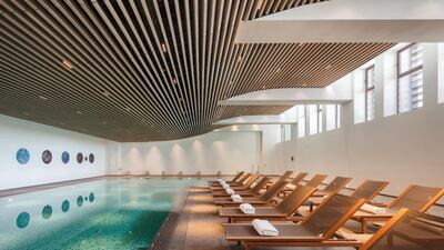 The 10,000-square-metre spa boasts an indoor pool. Six Senses Kaplankaya