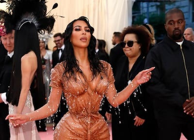Kim Kardashian at the Met Gala. Photo: Reuters