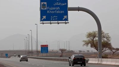 The Sheikh Khalifa Highway is one of the projects that was completed after Sheikh Khalifa bin Zayed, President of the UAE, donated Dh16 billion to develop the Northern Emirates. Antonie Robertson / The National