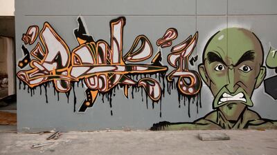 Readers say they are pleased to find an increasing number of walls painted with graffiti. Christopher Pike / The National