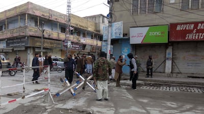 Pakistani security forces on high alert in Quetta, the provincial capital of Balochistan, Pakistan, on January 31, 2026. EPA
