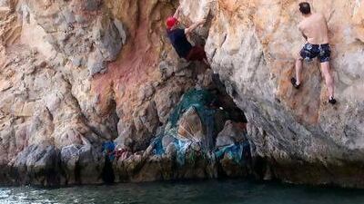 Each cliff face has its own ‘personality’ and, as with people, it changes with the weather, climbers say.