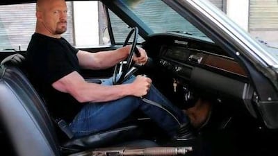 Steve Austin in a scene from his new film Recoil. Photo Courtesy Anchor Bay Entertainment