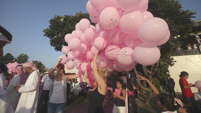 Pink Polo, in its fourth year, aims to raise funds and awareness of breast cancer in the UAE. Lee Hoagland / The National