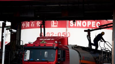 The US is the single largest source of new oil supplies outside Opec for China. AFP