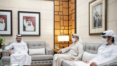 Sheikh Mansour bin Zayed, Deputy Prime Minister and Minister of Presidential Affairs, Sheikh Hamdan bin Mohammed, Crown Prince of Dubai, and Sheikh Maktoum bin Mohammed, Deputy Ruler of Dubai, also attended the high-level talks in Dubai.