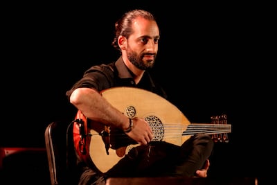 Adnan Joubran of the Palestinian group Le Trio Joubran. AFP.