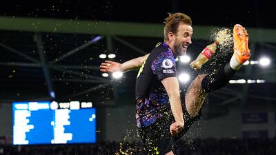 Premier League Player of Month - March: Harry Kane (Tottenham Hotspur) England captain wins award for record-equalling seventh time - now level with Sergio Aguero - after four goals and two assists in four games. PA