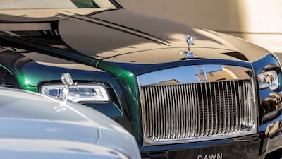 The Dawn on display outside Yas Marina Circuit. Courtesy Abu Dhabi Motors