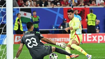 (On for Joselu, 71'): Lovely touches as Spain pushed for a second. Reuters