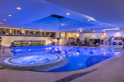 Wellbeings Holistic Healing spa offers multiple pools, a traditional hammam, saunas and steam rooms. Photo: Al Raha Beach Hotel and Spa