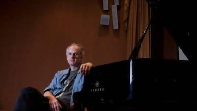 The German biologist and pianist Nikolaus Rajewsky played compositions by Beethoven during a recent lecture in Abu Dhabi. Silvia Razgova / The National
