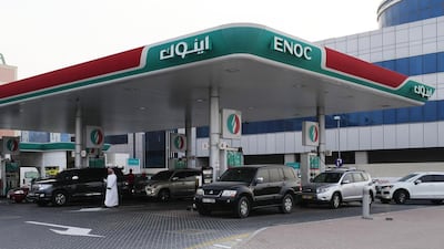Readers say drivers can avoid crowded petrol stations by making plans in advance. Sarah Dea / The National