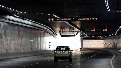 Sheikh Zayed Tunnel was officially opened on December 4.