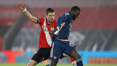 Nicolas Pepe, 7 – Appeared to start where he left off on Saturday when allowing Armstrong to strike a volley into the visitors’ net under no pressure with only three minutes on the board. But this error sparked a turnaround in Pepe’s performance as he grabbed a goal before playing well on the left side of midfield by making excellent out-of-possession runs. Subbed. AFP