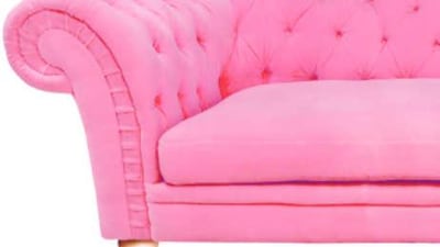 L'objet du jour: Pink velvet chaise longue.