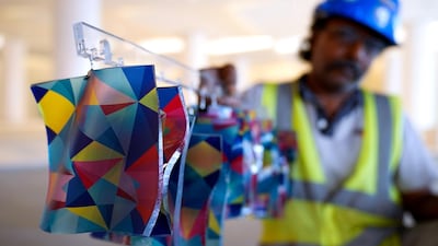 Rockwell-designed lights for the food court at The Galleria Al Maryah Island. Photo: Victor Besa The Galleria Al Maryah Island. Photo: Victor Besa / The National