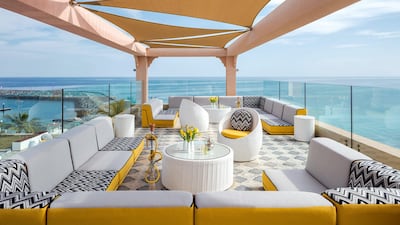 The shisha lounge. Courtesy Fairmont Fujairah