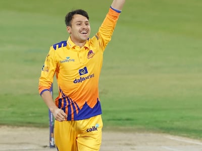 Mohammed Jawadullah of Sharjah Warriors has made an impression during the DP World International League T20. Photo: ILT20