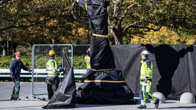 Before the unveiling. Reuters