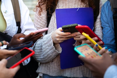 The UAE is restricting the use of social media among children to boost online safety. Photo: Getty Images