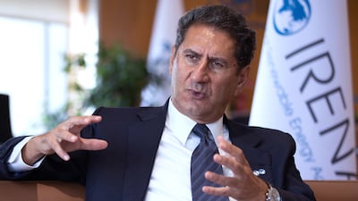 Irena director general Francesco La Camera says political will around the climate change agenda is much better than when he took up his post two years ago. Victor Besa / The National