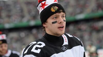 Chicago Blackhawks Rookie of the Year Artemi Panarin. Bill Smith / Getty Images
