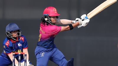 Captain Samaira Dharnidharka top-scored for UAE with 31 off 48 balls.