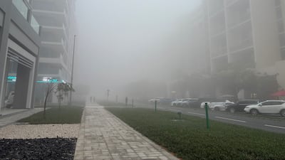 Authorities have urged the public to be careful during reduced visibility