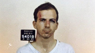 Lee Harvey Oswald was arrested after US president John F Kennedy was assassinated in November 1963. Getty Images