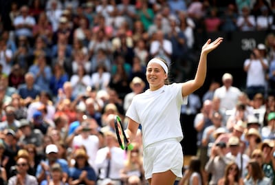Jelena Ostapenko has the power and shot-making ability to reach the Wimbledon final. Tony O'Brien / Reuters