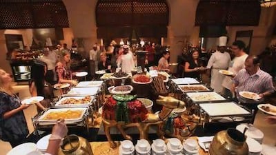 An iftar buffet must be treated with respect if you are to get the most from it. Paulo Vecina / The National