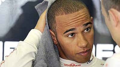 Lewis Hamilton was punished after he gave two accounts of an incident during the Australian Grand Prix.
