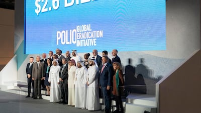 The UAE has donated and raised billions for diseases such as polio and river blindness, which are little known outside Africa and Asia, but which afflict communities in the developing world. Hamad Al Mansoori for the Ministry of Presidential Affairs