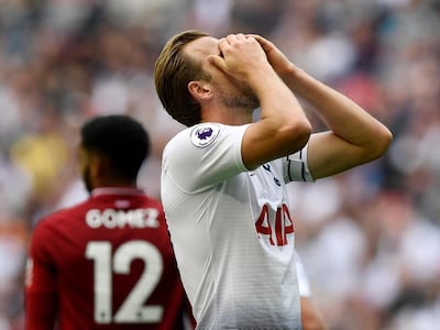 Harry Kane failed to trouble the Liverpool defence. EPA