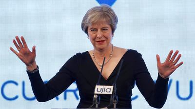 Britain's Prime Minister Theresa May. AP