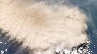 The volcano, which had shown signs of activity since December, continues to spew ash and smoke and could do for days or weeks, say experts. Reuters