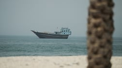 A vessel in the Strait of Hormuz. Reuters