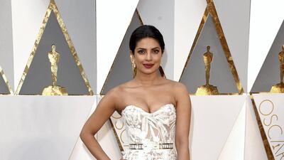 2016: Priyanka Chopra in Zuhair Murad at the 88th Annual Academy Awards. AFP