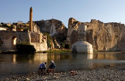The Tigris flows through the ancient village of Hasankeyf, which will be submerged by the Ilisu dam's waters. Reuters