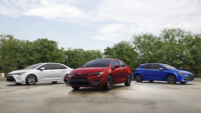 The 2023 Toyota Corolla line-up.