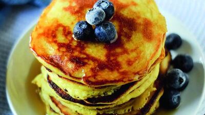 Coconut four pancakes. Courtesy of The Cycle Bistro.