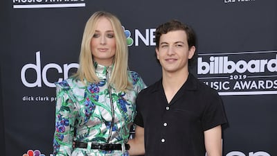 Sophie Turner and Tye Sheridan arrive at the 2019 Billboard Music Awards. AP