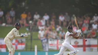 Sri Lanka batsman Roshen Silva scored the fourth half-century of his Test career. Getty Images