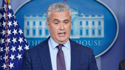 Jeffrey Zients oversaw the largest vaccination programme in American history, with the roll-out of Covid-19 vaccines. AP