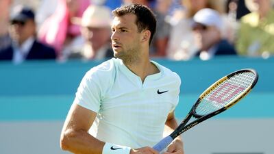 Grigor Dimitrov is experiencing a slump in form since reaching a career-high world No 3 in 2017. Getty Images